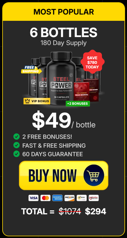 SteelPower 6 Bottle Best Value Package